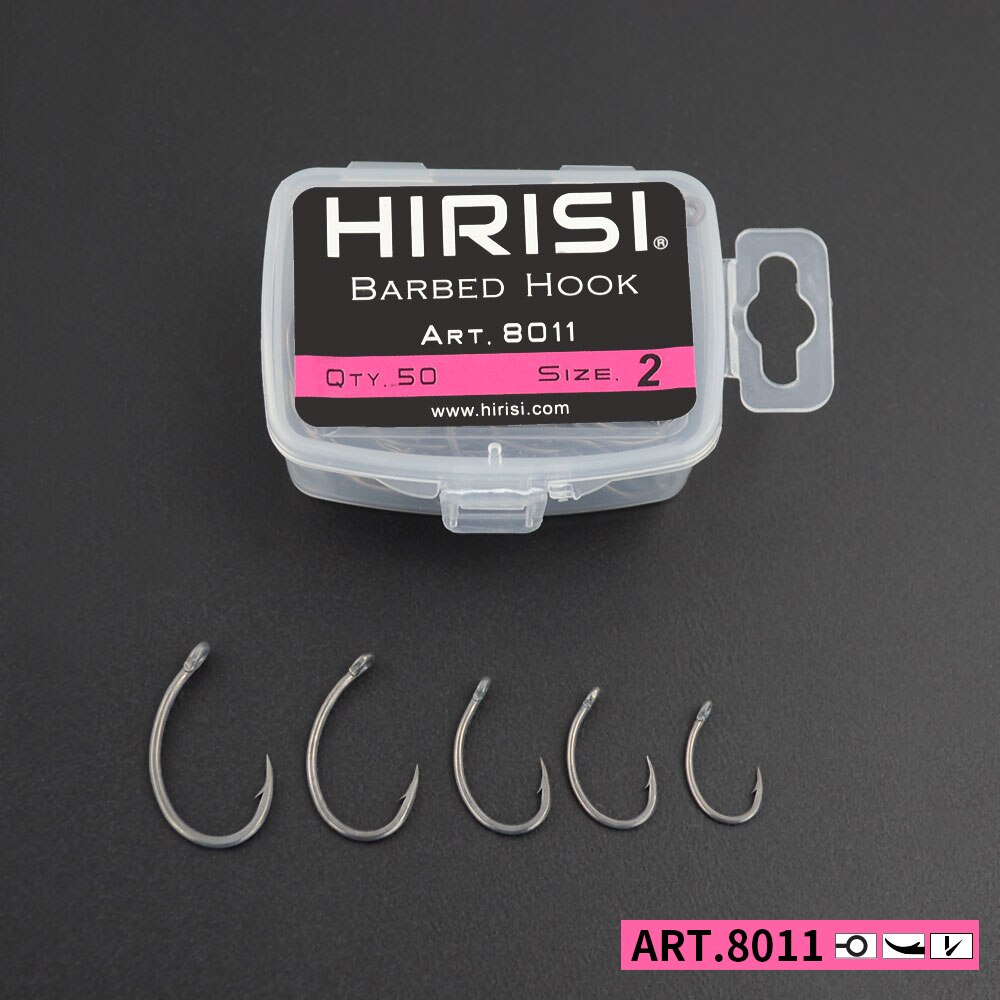 Fishing Hook Offset - Haki karpiowe Hirisi 50 szt. Powłoka