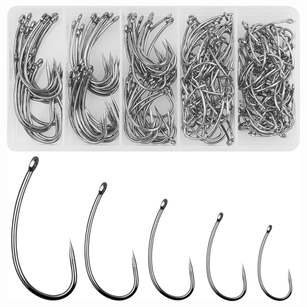 180PCS Zestaw haczyków wędkars – Fishing Hook Barbless recenzja i cena
