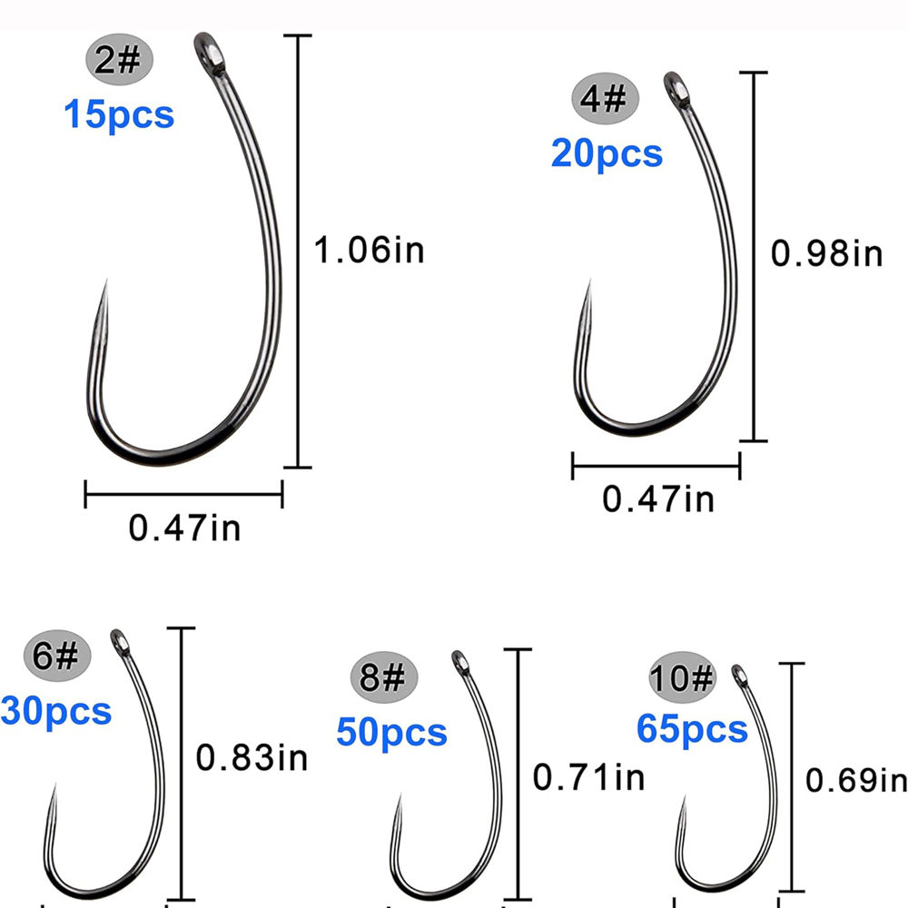 180PCS Zestaw haczyków wędkars – Fishing Hook Barbless recenzja i cena