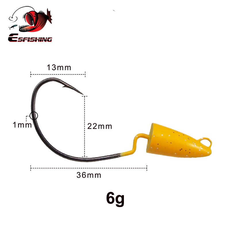 ESFISHING Hak offsetowy Hak st – Fishing Hook Offset recenzja i cena